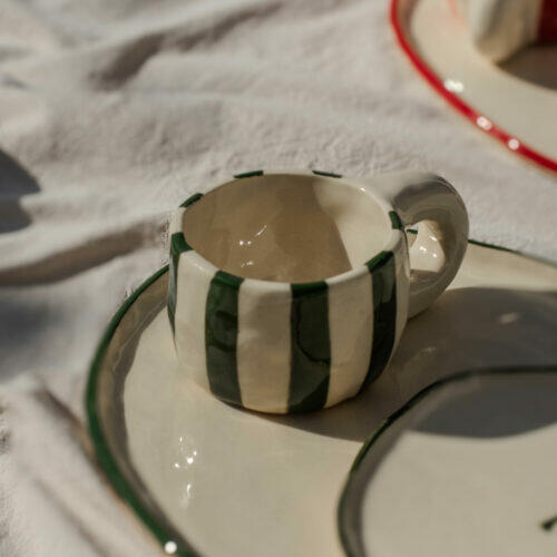 The Green Stripe Mug