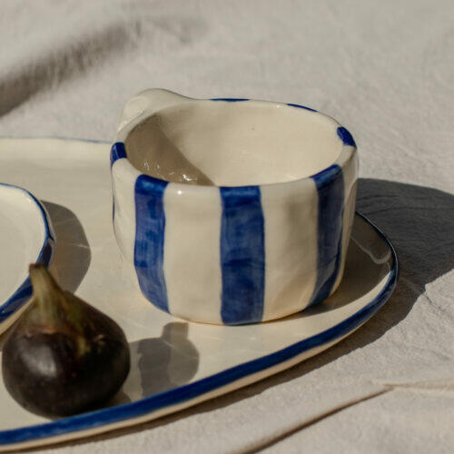 Azure Stripe Mug