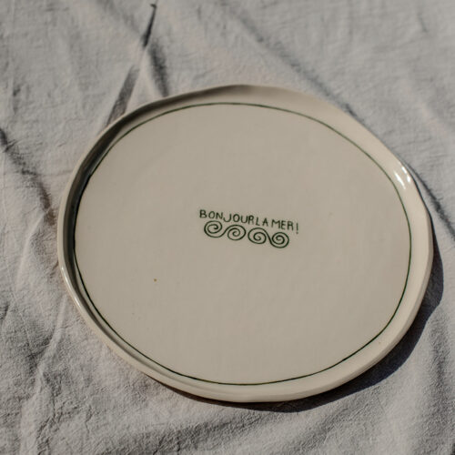 "Bonjour La Mer" Large Plate