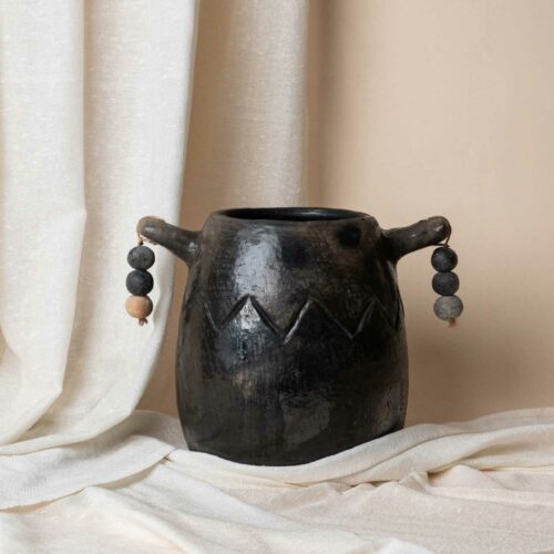 Drum of Clay Vase